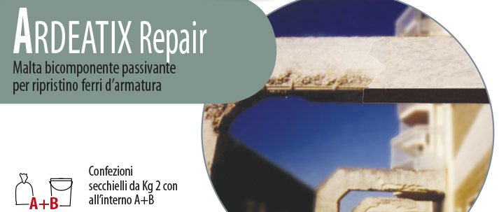 Malte tecniche per impermeabilizzazioni, ripristini e risanamenti - ARDEATIX Repair