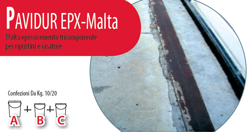 Resine per pavimentazioni - PAVIDUR EPX-Malta