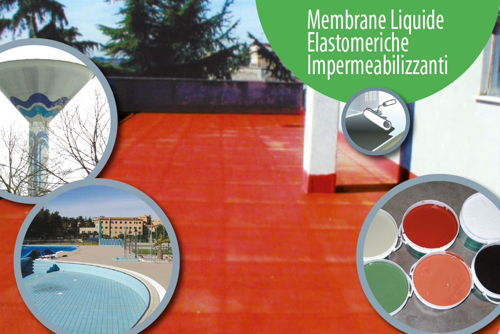 Membrane liquide elastomeriche impermeabilizzanti